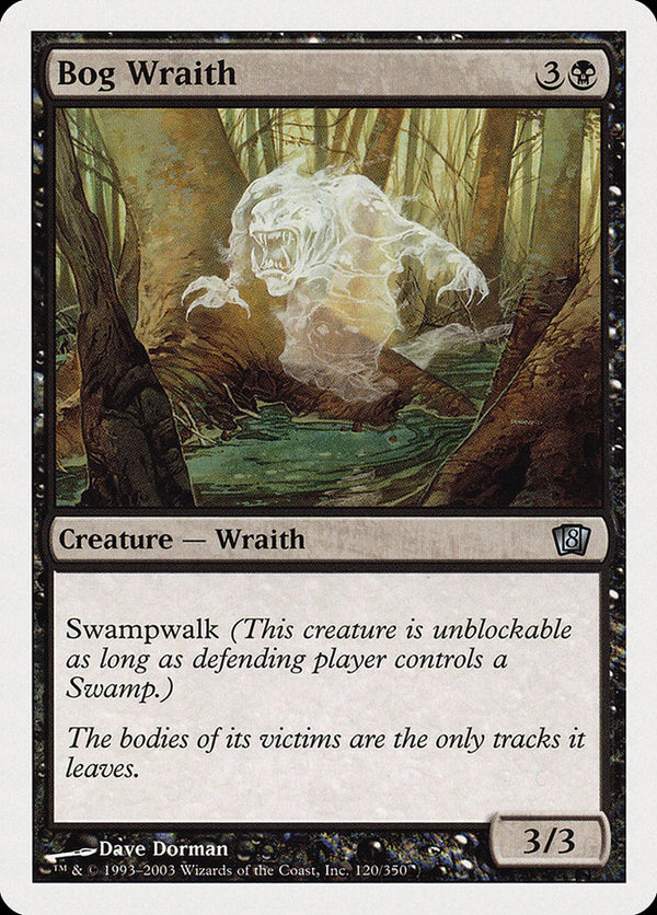 Bog Wraith [Eighth Edition] - Magic: The Gathering