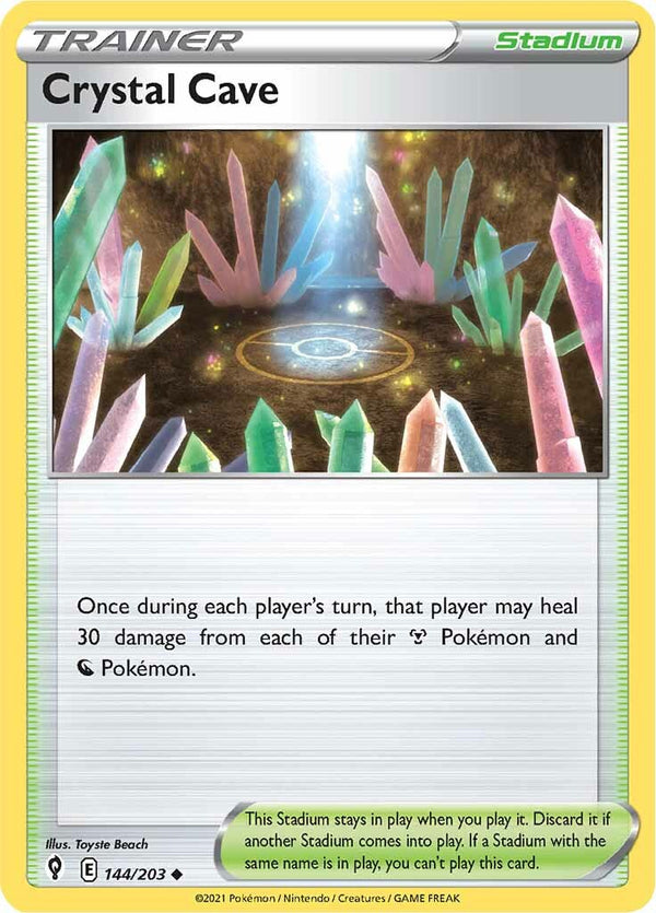Crystal Cave (144/203) [Sword & Shield: Evolving Skies] - Pokémon