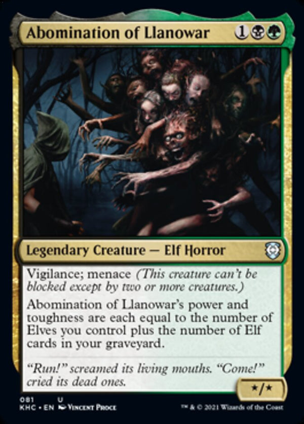 Abomination of Llanowar [Kaldheim Commander] - Magic: The Gathering