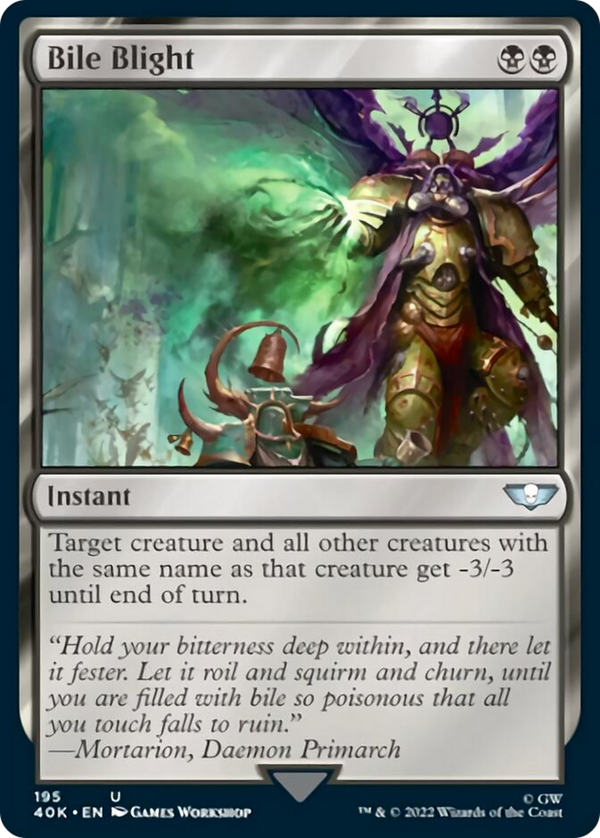 Bile Blight (Surge Foil) [Warhammer 40,000] - Magic: The Gathering