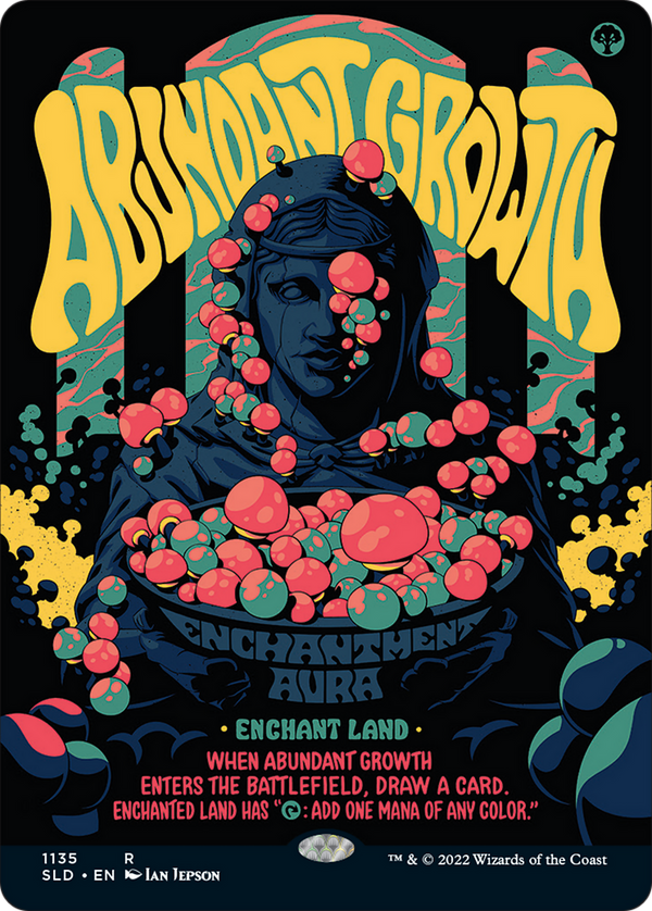 Abundant Growth (Borderless) [Secret Lair Drop Series] - Magic: The Gathering