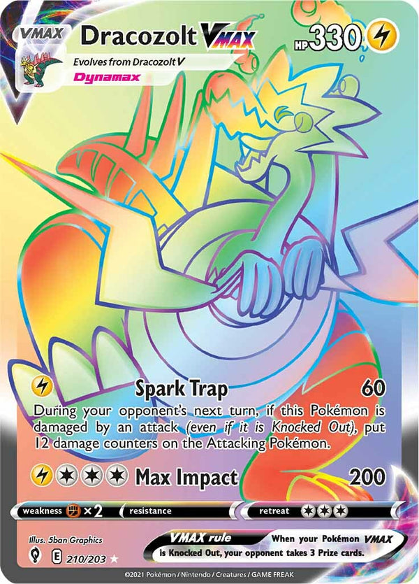 Dracozolt VMAX (210/203) [Sword & Shield: Evolving Skies] - Pokémon