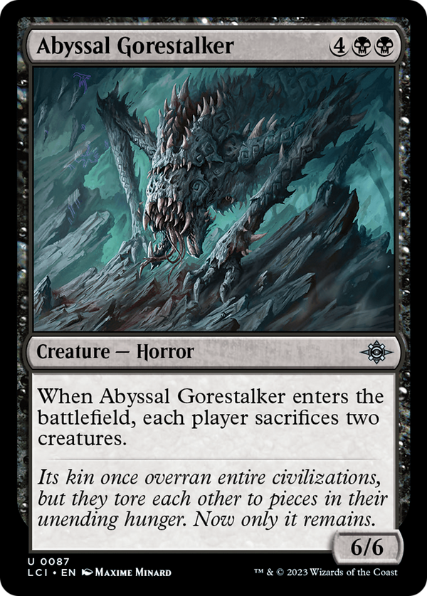Abyssal Gorestalker [The Lost Caverns of Ixalan] - Magic: The Gathering