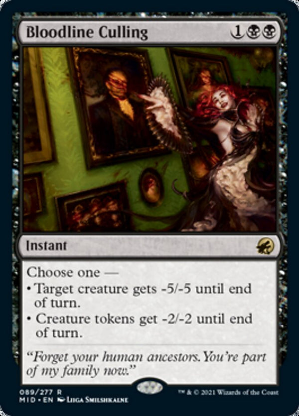 Bloodline Culling [Innistrad: Midnight Hunt] - Magic: The Gathering