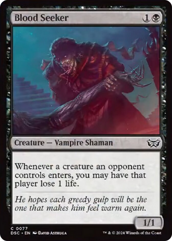 Blood Seeker [Duskmourn: House of Horror Commander] - Magic: The Gathering