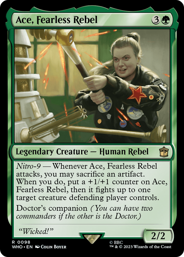 Ace, Fearless Rebel [Doctor Who] - Magic: The Gathering