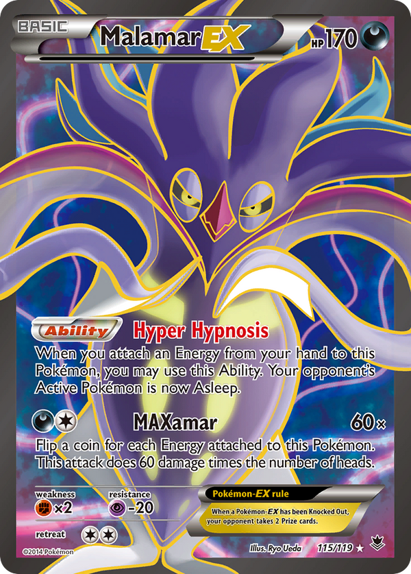 Malamar EX (115/119) [XY: Phantom Forces] - Pokémon