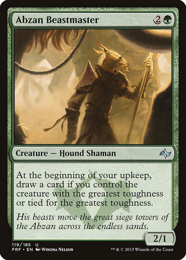 Abzan Beastmaster [Fate Reforged] - Magic: The Gathering