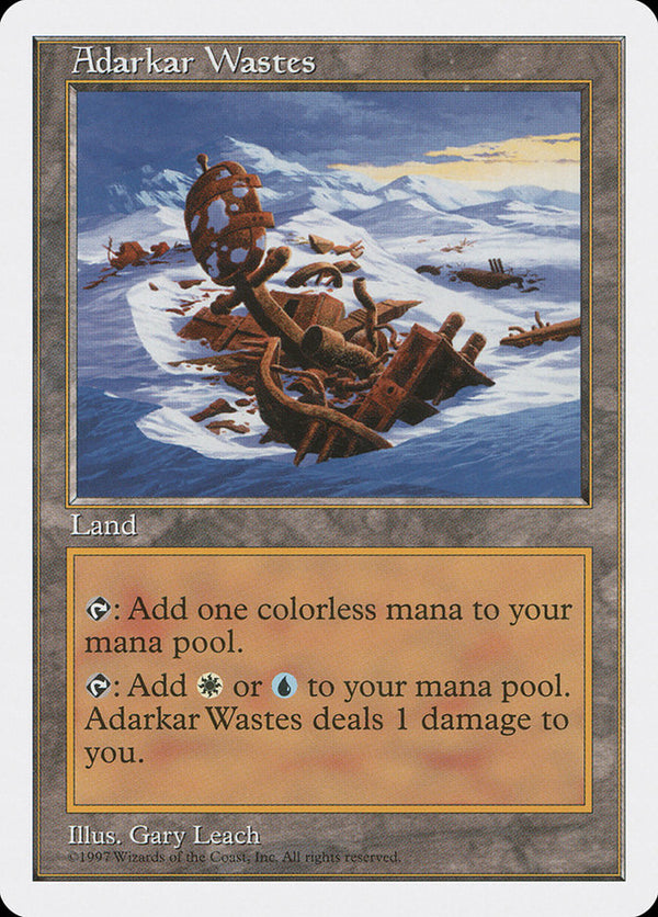 Adarkar Wastes [Fifth Edition] - Magic: The Gathering