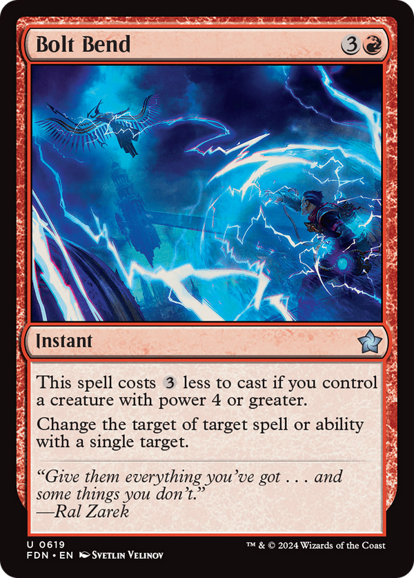 Bolt Bend [Foundations] - Magic: The Gathering