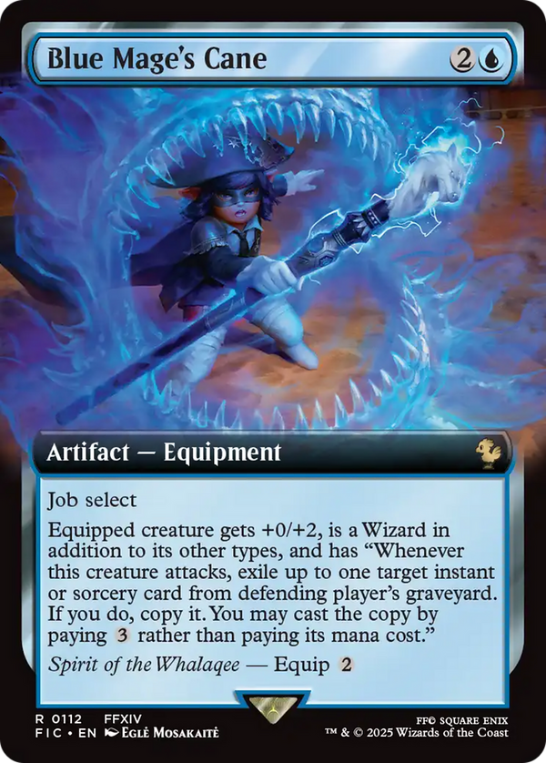 Blue Mage's Cane (Extended Art) [FINAL FANTASY Commander] - Magic: The Gathering