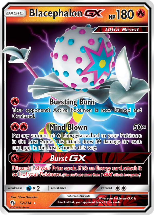 Blacephalon GX (52/214) [Sun & Moon: Lost Thunder] - Pokémon
