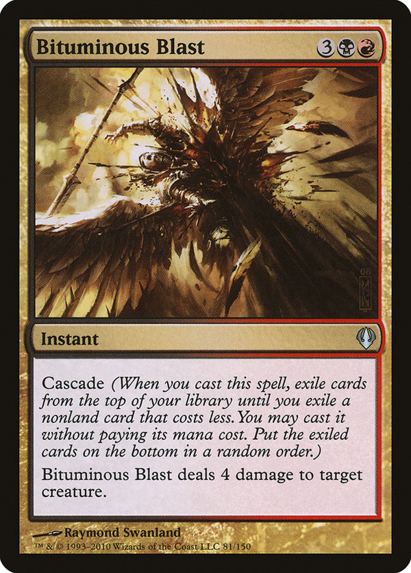 Bituminous Blast [Archenemy] - Magic: The Gathering