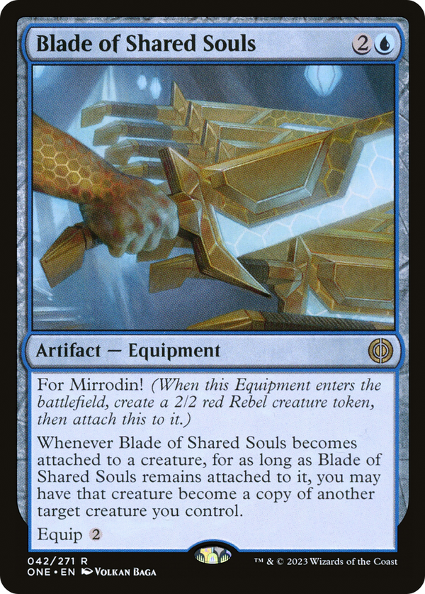 Blade of Shared Souls [Phyrexia: All Will Be One] - Magic: The Gathering