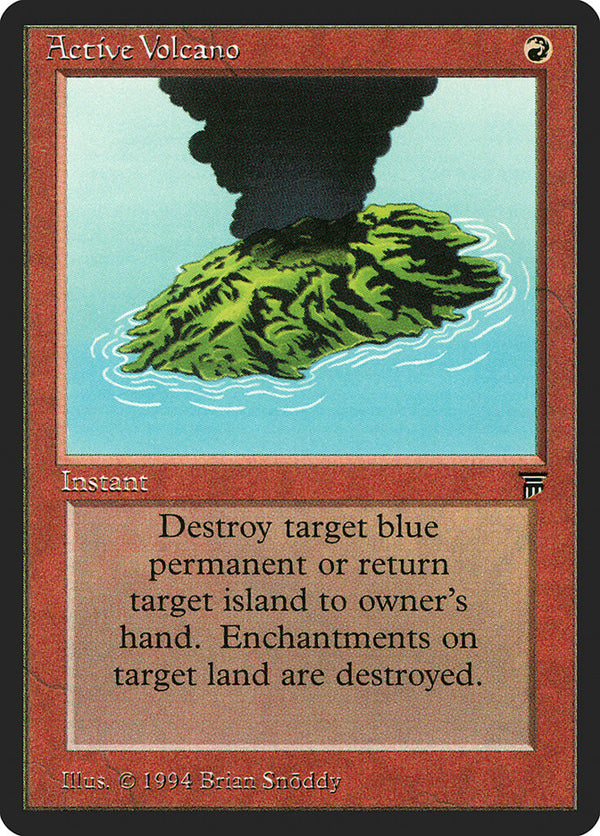 Active Volcano [Legends] - Magic: The Gathering