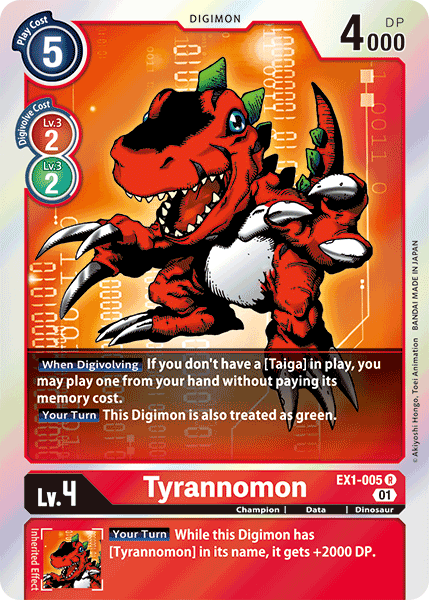 Tyrannomon [EX1-005] [Classic Collection] - Digimon