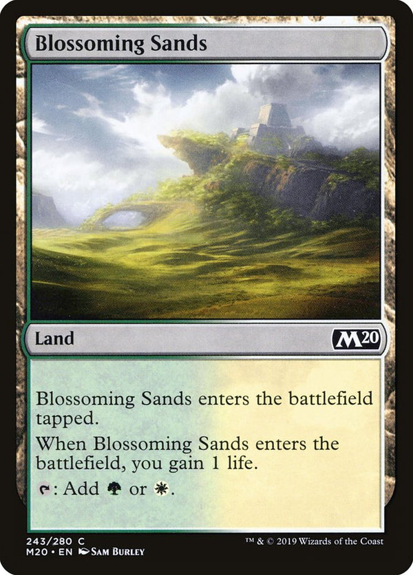 Blossoming Sands [Core Set 2020] - Magic: The Gathering