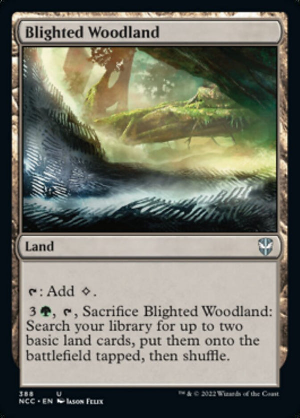 Blighted Woodland [Streets of New Capenna Commander] - Magic: The Gathering