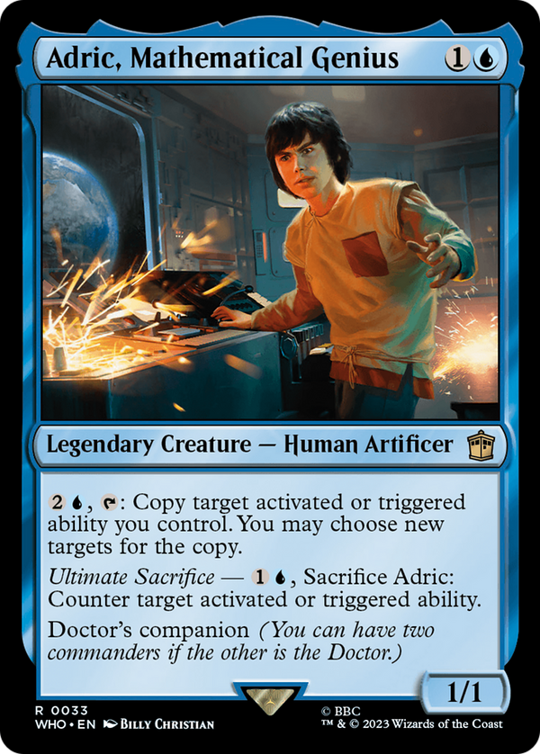 Adric, Mathematical Genius [Doctor Who] - Magic: The Gathering