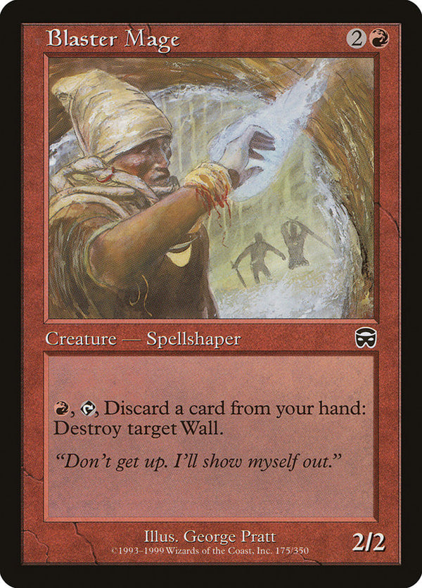 Blaster Mage [Mercadian Masques] - Magic: The Gathering