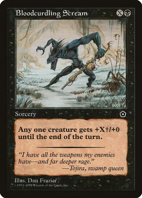 Bloodcurdling Scream [Portal Second Age] - Magic: The Gathering