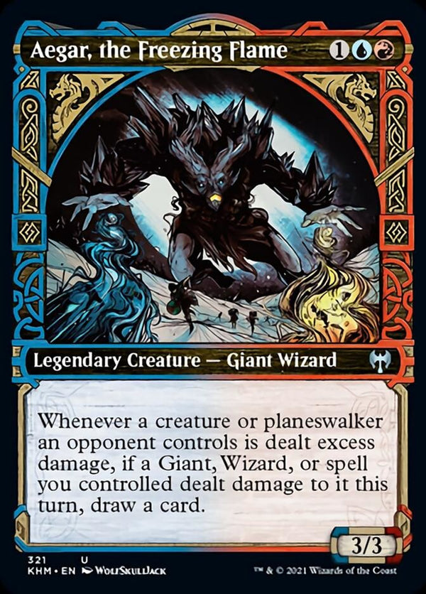 Aegar, the Freezing Flame (Showcase) [Kaldheim] - Magic: The Gathering