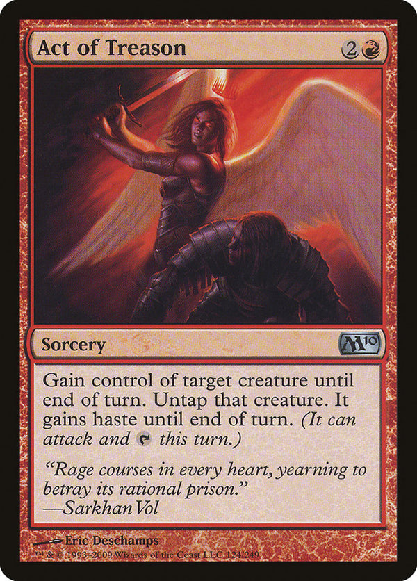 Act of Treason [Magic 2010] - Magic: The Gathering