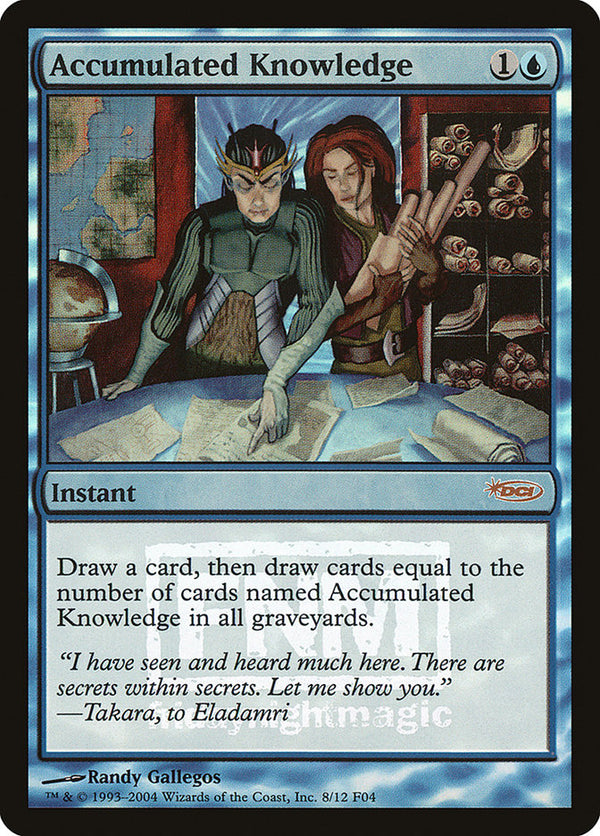 Accumulated Knowledge [Friday Night Magic 2004] - Magic: The Gathering