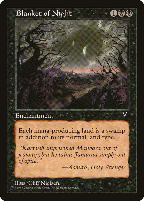 Blanket of Night [Visions] - Magic: The Gathering