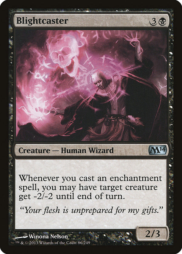 Blightcaster [Magic 2014] - Magic: The Gathering