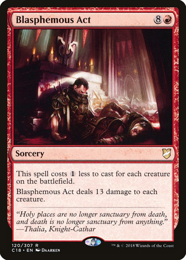 Blasphemous Act [Commander 2018] - Magic: The Gathering
