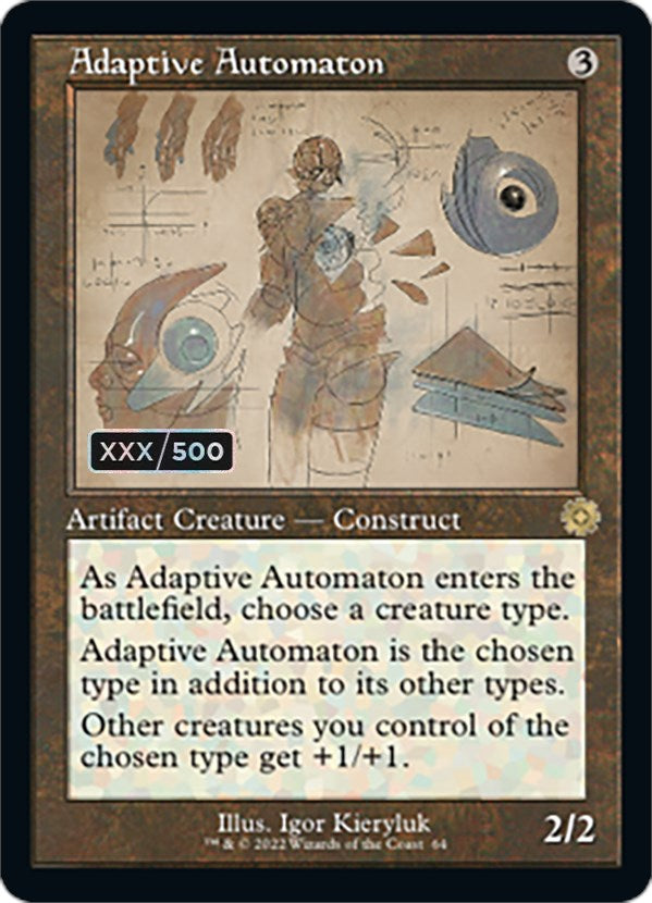 Adaptive Automaton (Retro Schematic) (Serialized) [The Brothers' War Retro Artifacts] - Magic: The Gathering