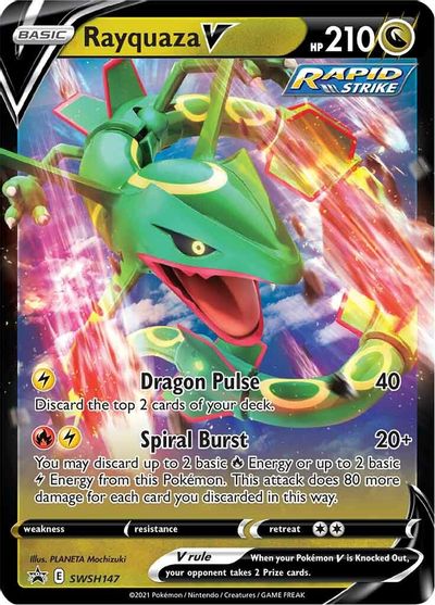 Rayquaza V (SWSH147) [Sword & Shield: Black Star Promos] - Pokémon
