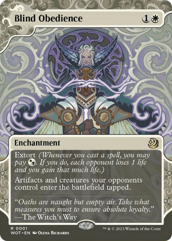 Blind Obedience [Wilds of Eldraine: Enchanting Tales] - Magic: The Gathering