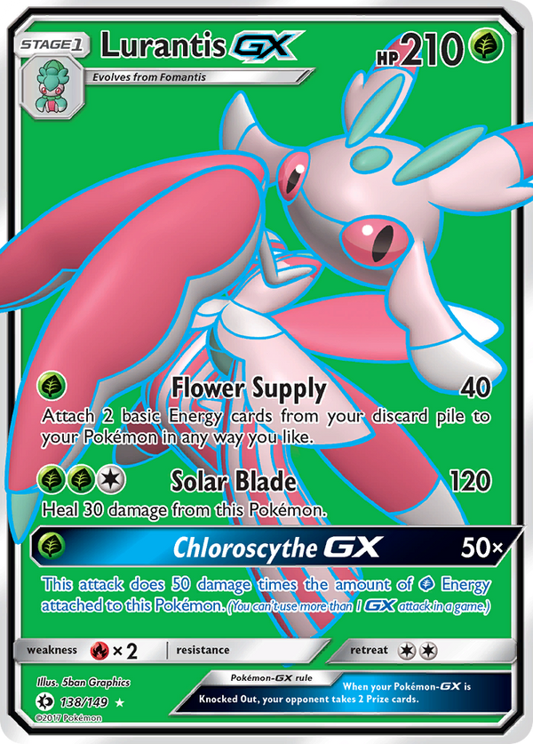 Lurantis GX (138/149) [Sun & Moon: Base Set] - Pokémon