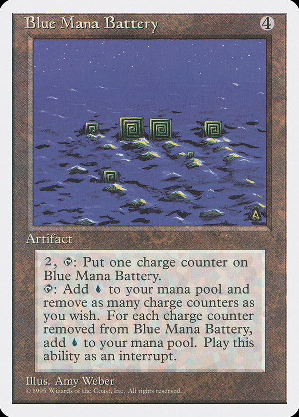 Blue Mana Battery [Fourth Edition] - Magic: The Gathering