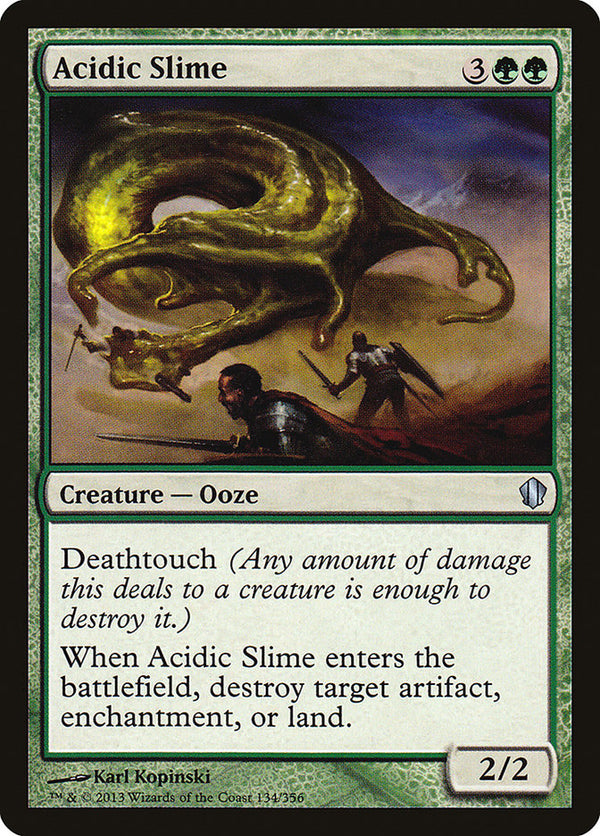 Acidic Slime [Commander 2013] - Magic: The Gathering