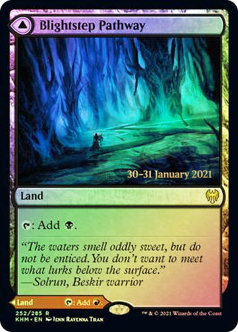 Blightstep Pathway // Searstep Pathway [Kaldheim Prerelease Promos] - Magic: The Gathering
