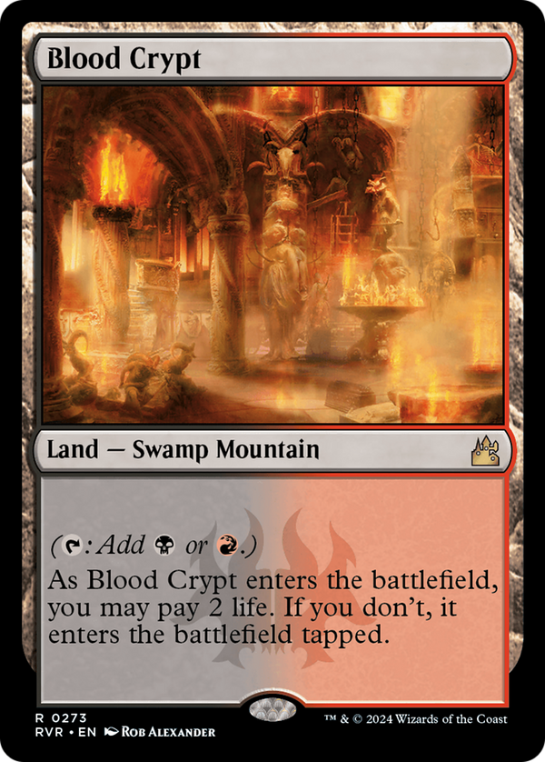 Blood Crypt [Ravnica Remastered] - Magic: The Gathering