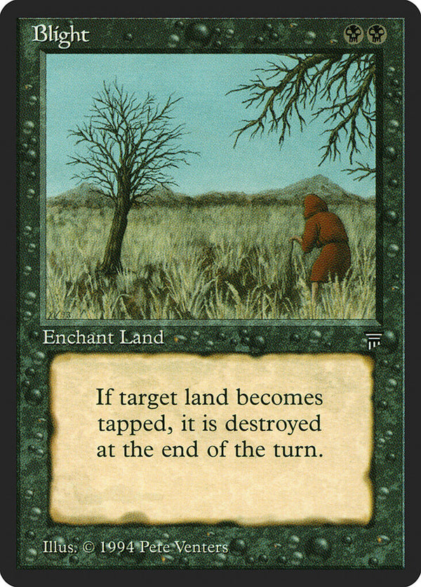 Blight [Legends] - Magic: The Gathering