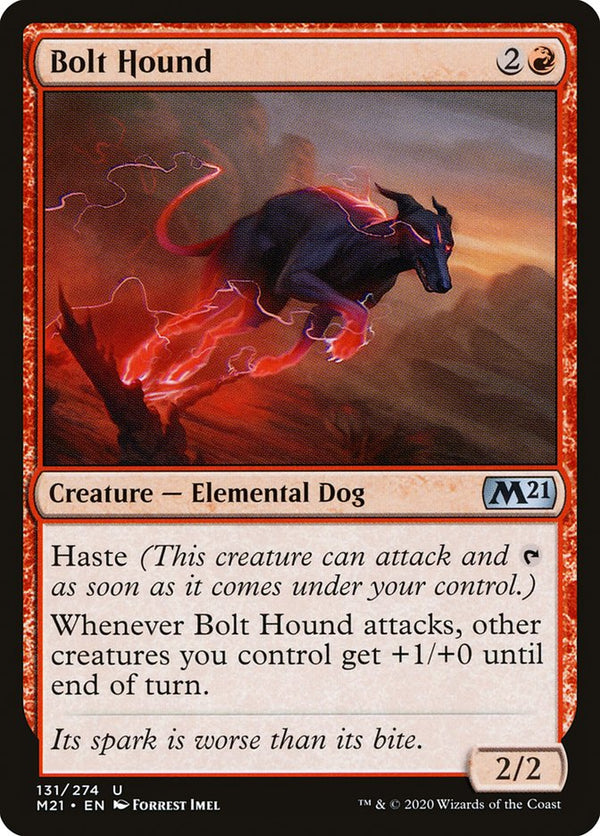 Bolt Hound [Core Set 2021] - Magic: The Gathering