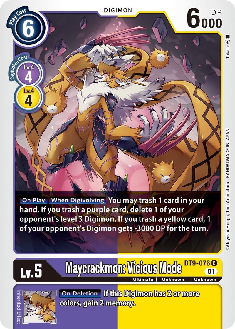 Maycrackmon: Vicious Mode [BT9-076] [X Record]