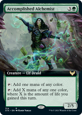 Accomplished Alchemist (Extended Art) [Strixhaven: School of Mages] - Magic: The Gathering