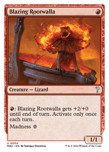Blazing Rootwalla (White Border) [Mystery Booster 2] - Magic: The Gathering