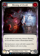 Blessing of Occult (Blue) [DYN181] (Dynasty)  Rainbow Foil - Flesh And Blood