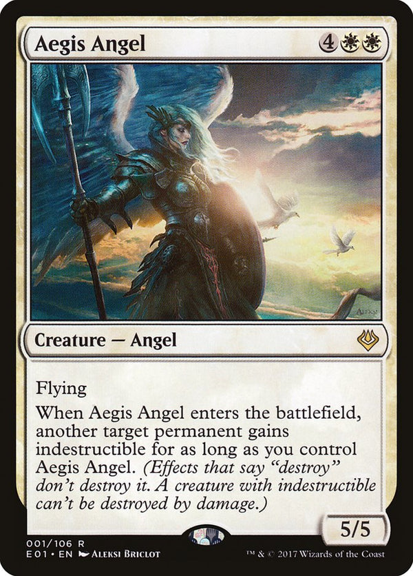 Aegis Angel [Archenemy: Nicol Bolas] - Magic: The Gathering