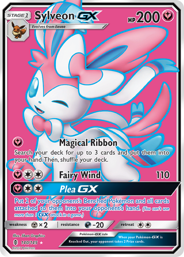 Sylveon GX (140/145) [Sun & Moon: Guardians Rising] - Pokémon