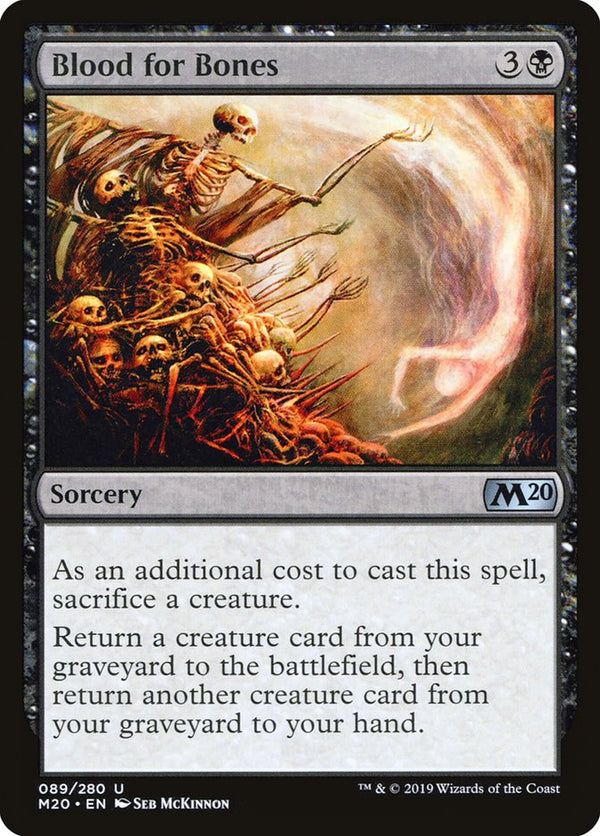 Blood for Bones [Core Set 2020] - Magic: The Gathering