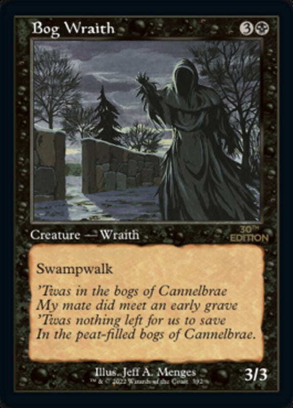 Bog Wraith (Retro) [30th Anniversary Edition] - Magic: The Gathering