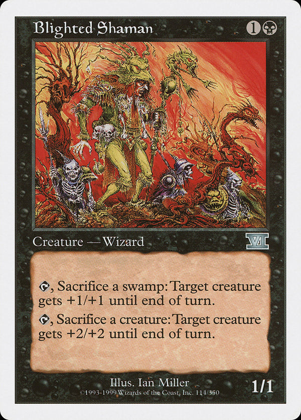 Blighted Shaman [Classic Sixth Edition] - Magic: The Gathering